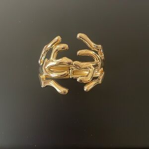 18K Gold Plated Cuff Bracelet- Women